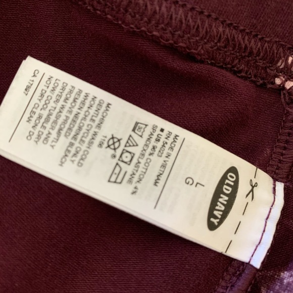 OLD NAVY - WOMENS FLORAL LEGGINGS - Picture 3 of 3